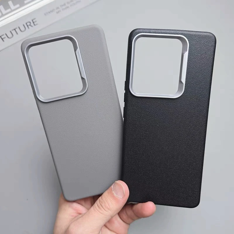 Luxury Shockproof Silicone Phone Case - Fashionable PU Leather Back Cover