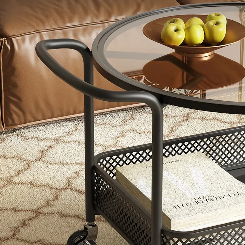 Glass Bedside Coffee Tables Mobile Garden Fashion Outdoor Coffee Table Entryways Floor Table Basse Pour Salon Bedroom Furniture