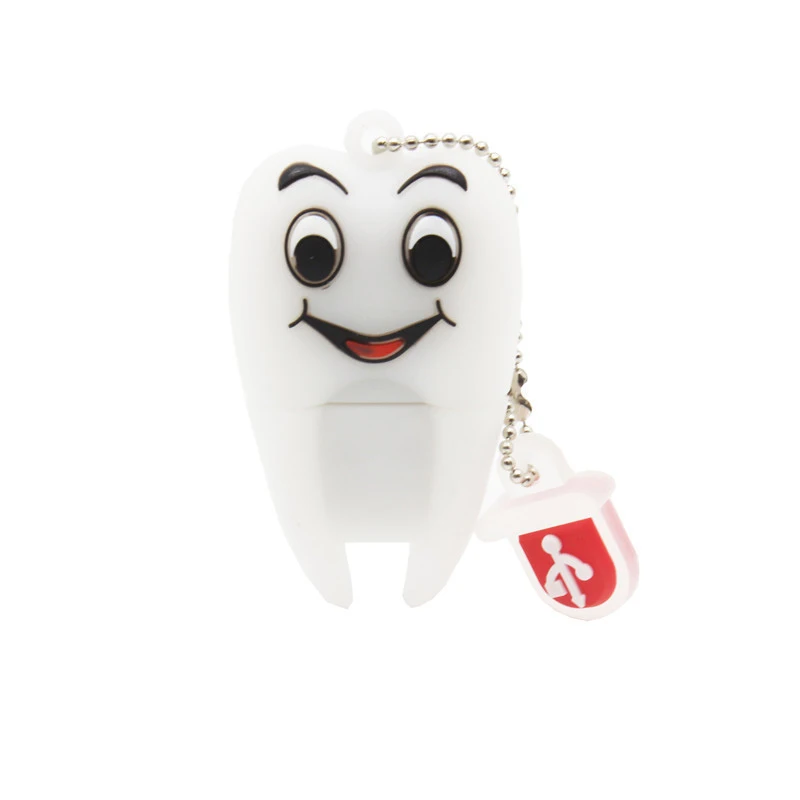 

USB-флеш-накопитель JASTER в виде зуба, 128/64/32/16/8/4 ГБ