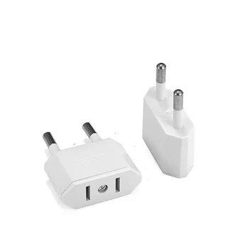 ใหม่ CN US ไปยัง EU ปลั๊กอะแดปเตอร์ AC Converter อเมริกันจีนไปยัง EU ยูโรยุโรป Travel Power Adapter ประเภท C ปลั๊กซ็อกเก็ตไฟฟ้า 1
