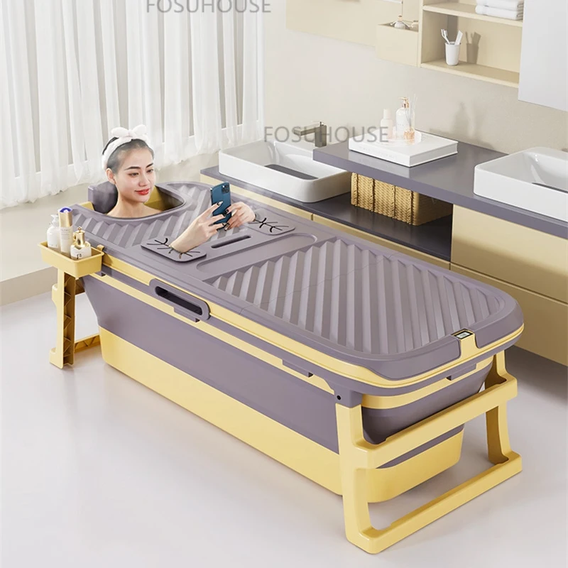 Modern Plastic Folding Bathtub for Household Bath Tub Whole Body