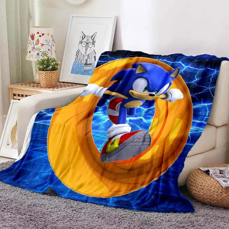 

Children Boy Girl Gift Blanket,Beer-sonic-spider-Disney Cartoon Anime Movie Blankets,kid's Room Sofa Warm Thin-blanket