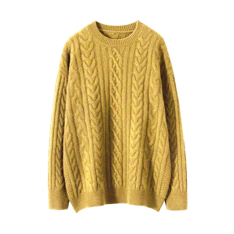 

Wool Crew-Neck Knitted Long Sleeve Pullover Sweater #nigo96752