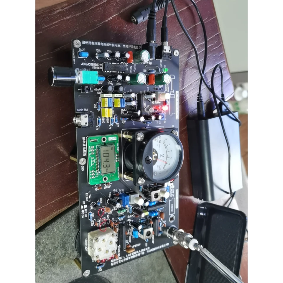 Nvarcher Integrated Radio Circuit Board Kit fm Stereo 88108mhz Peças Discretas Alta Sensibilidade Ta7358 - Image 3