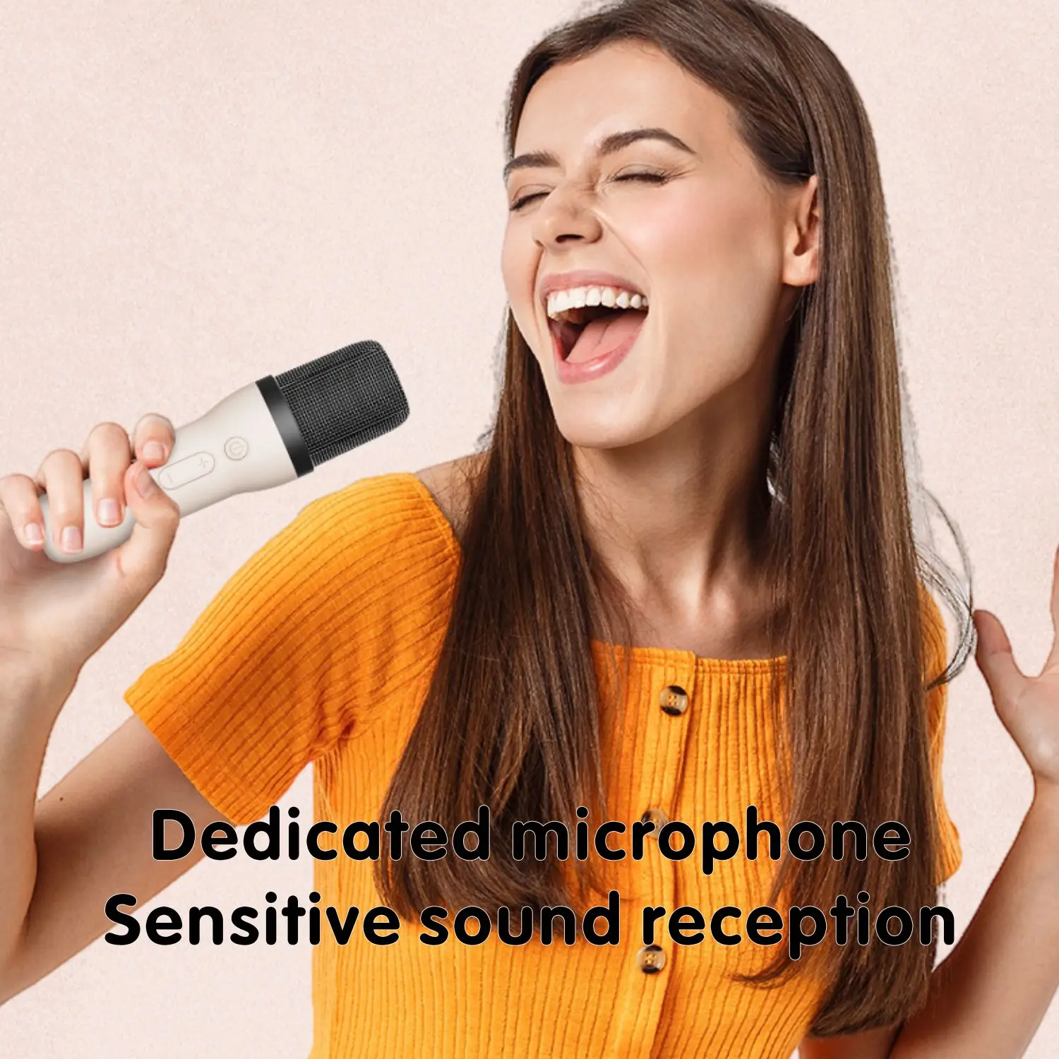 PARAMITA Bluetooth Speaker Portable Home Cute Karaoke Mini Wireless Audio with Microphone Home Karaoke Singing Machine Kids Gift - Image 6