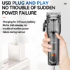 KEMEI 2629 Professional Men's Hair Clippe LCD adjustable men's silent hair cutting shears Electric Finish Cutting Machine 4