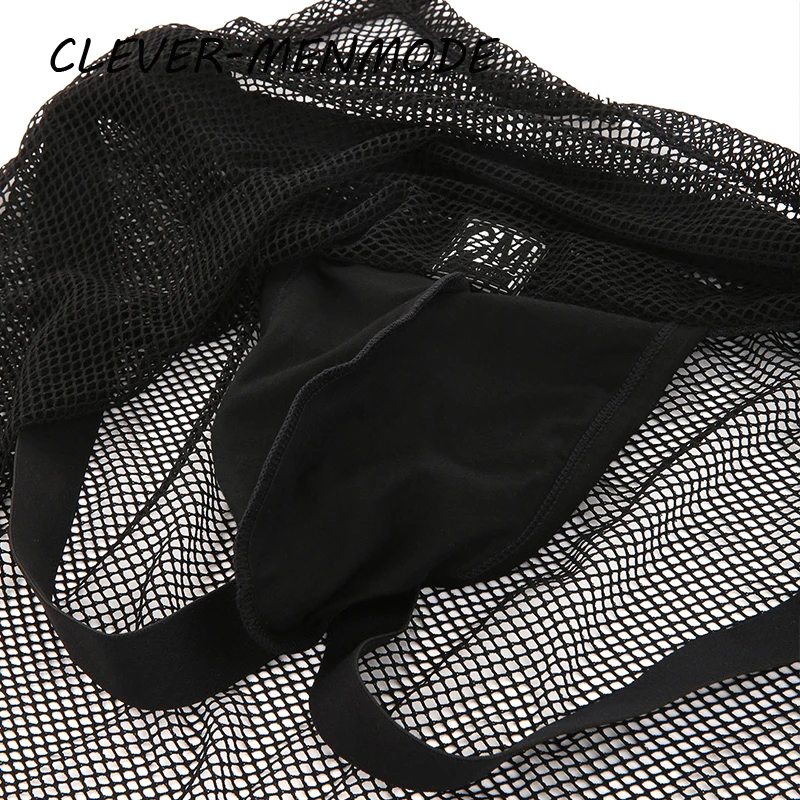 Men's Sexy PU Leather Side Opening Skirt