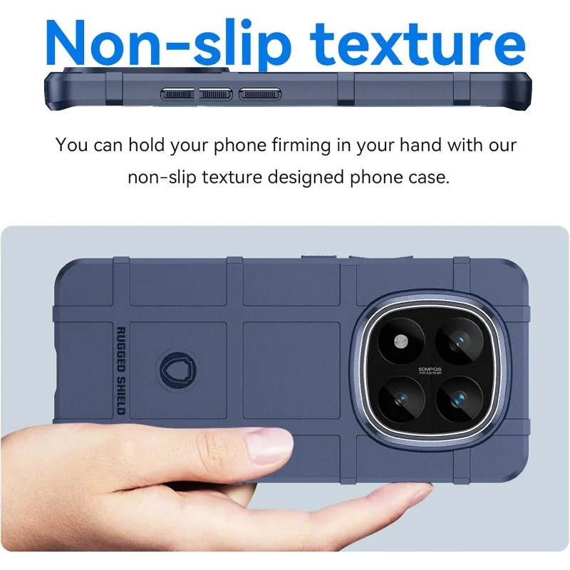 Enhanced Shockproof Armor Matte Case with Raised Lens Protection - Slim & Durable Phone Cover