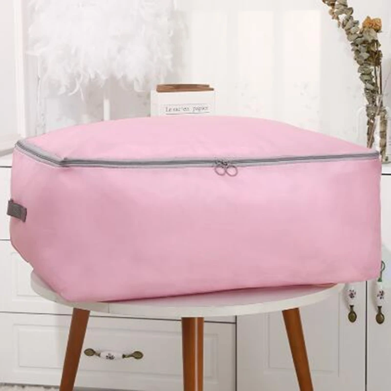 3pcs Quilt Storage Bag Oxford Organizer Large Capacity Closet Organizers Blanket Dustproof Zipper Storage Bags Wardrobe Storage 6