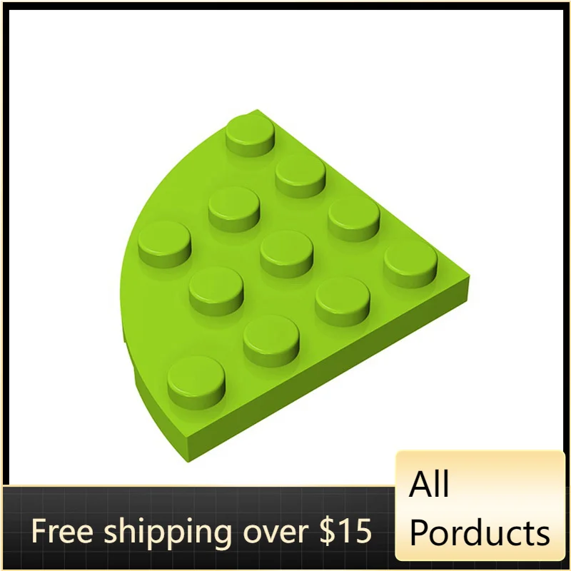 10Pcs High-Tech Assemblare Particelle 30565 4X4 Round Corner Board Building Blocks Kit Parti Sostituibili Giocattoli Per Regali Per Bambini