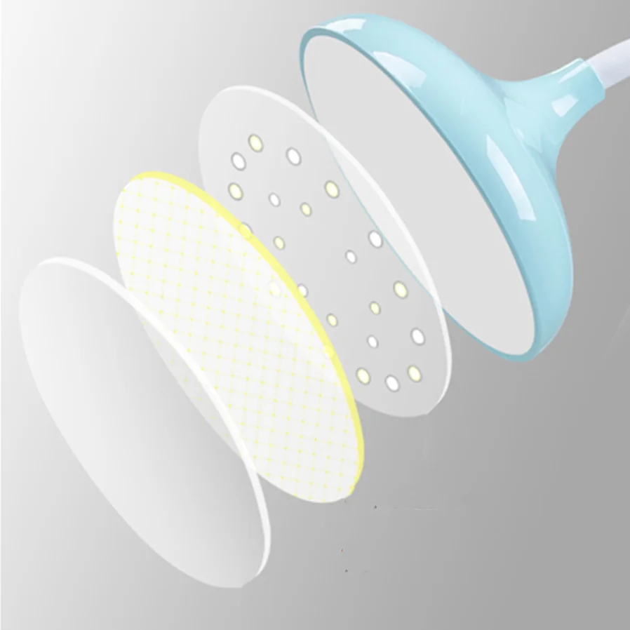 MunLII LED Eye Protection Desktop Lamp USB Powered 2