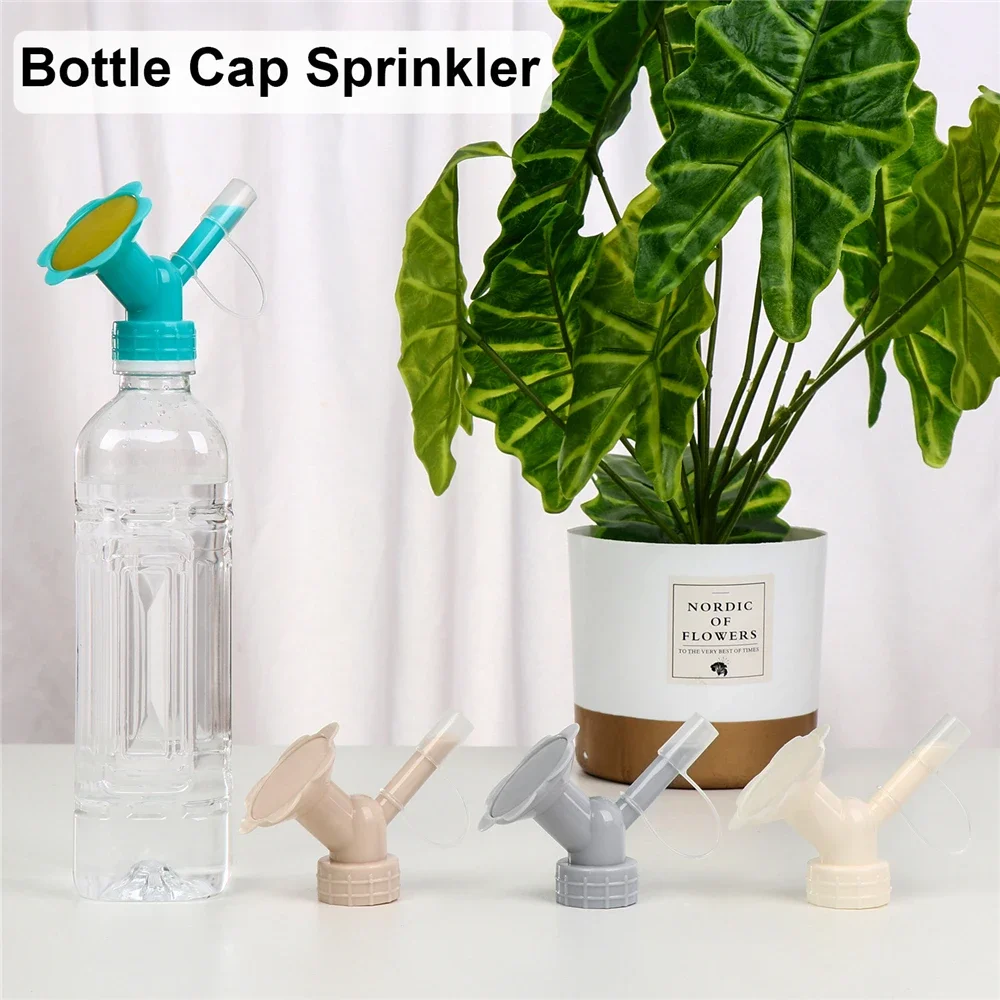Dual Head Mini Watering Can Plastic Plant Bottle Watering Spout Small Can for Indoor Plants Garden Accessories Sprinkle watering can