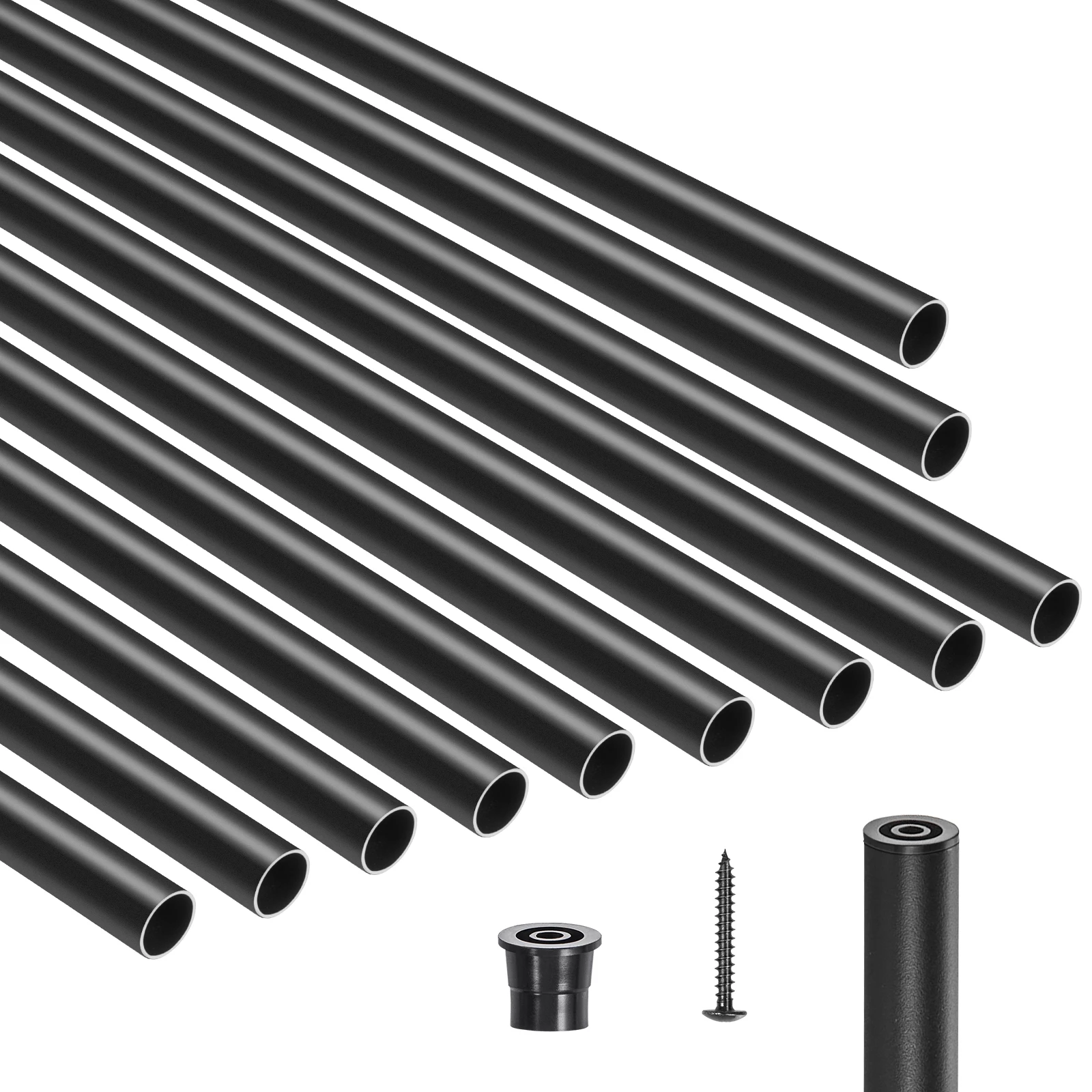 SucceBuyStaircaseBalusters101Pack26In3/4InchWater-ProofRoundMetalSpindleRailingHollowDeckRailingforStairsPorch-AliExpress15