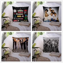 

Custom TV Show Friends Pillowcase Cushion Cover Home Decor Hotel Car Seat Backrest Sofa Pillow Case 220119-6