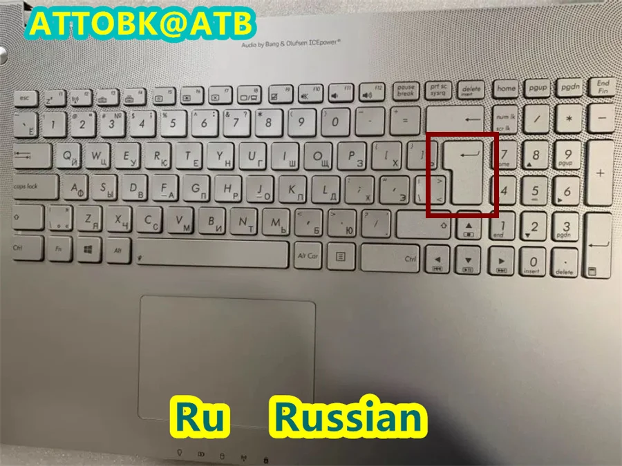 Фото Новая стандартная клавиатура для ноутбука ASUS N750 N750J N750JK N750JV RU/us/IT с подсветкой №4
