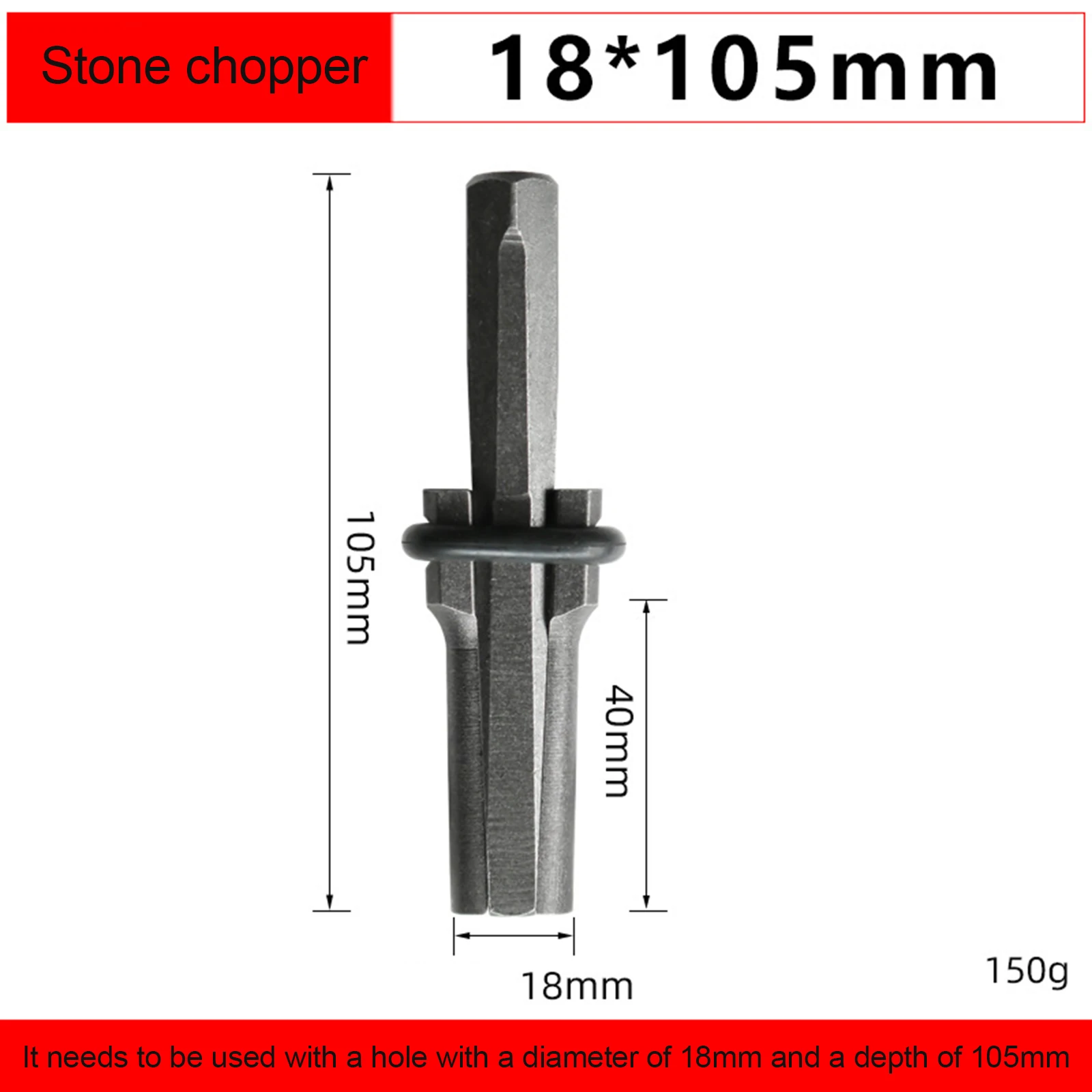 16/18mm beton hornina kámen štípací nástroje hornina kámen splitters ruka nástroje hornina splitters ruka nářadí pro mramor outdoorové