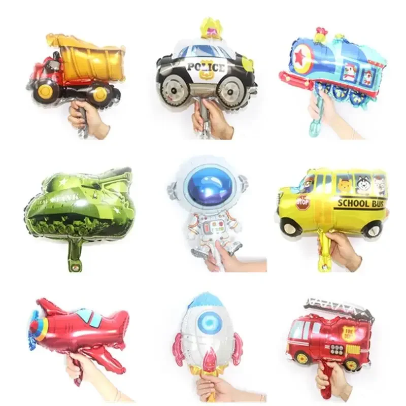 1pc Cartoon Ballons Cute Animal Mermaid Plane Foil Balloons Forest Birthday Party Decoration Baby Shower Kids Toy