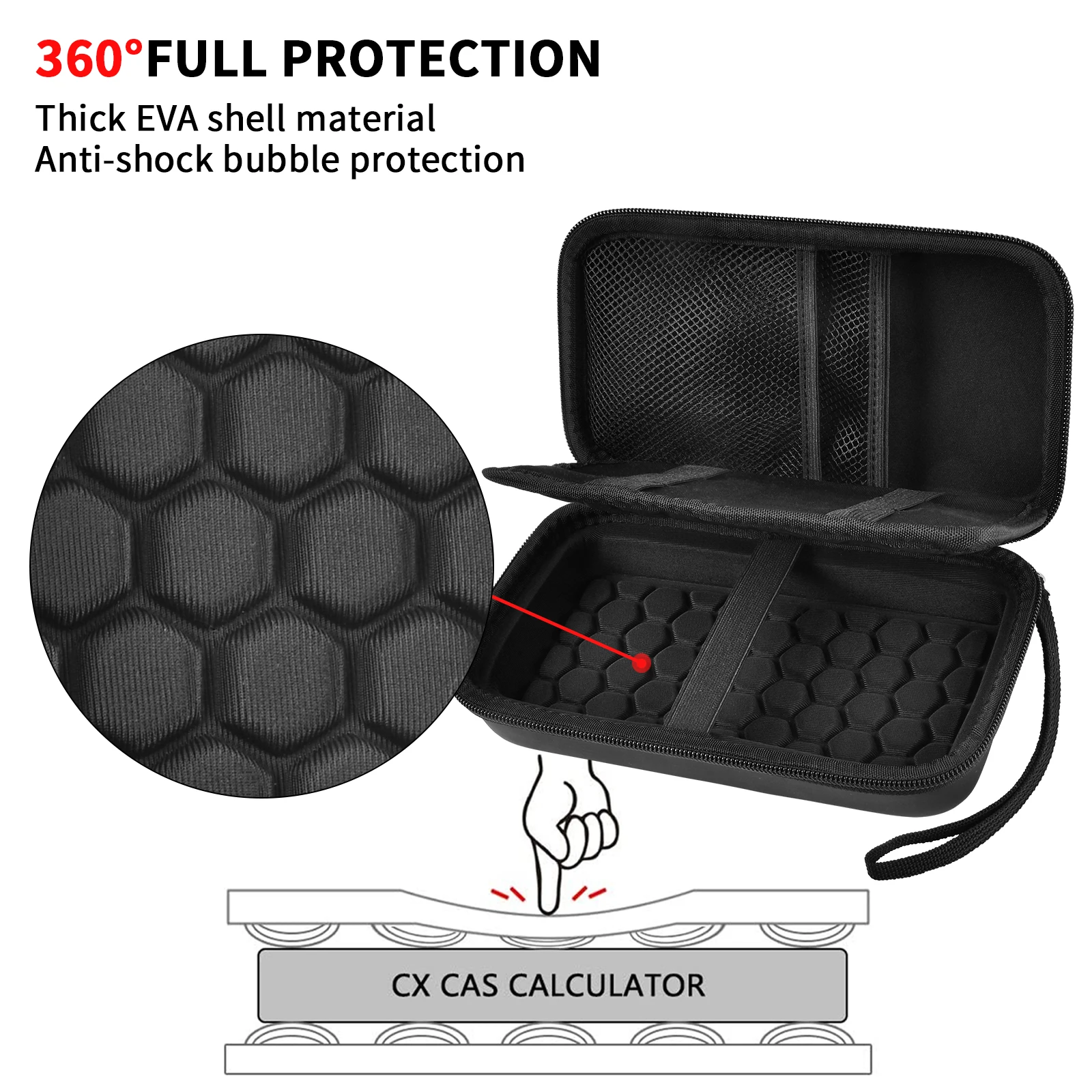 Graphing Calculators Case for Texas Instruments TI-84 Plus/TI-83 Plus CE Color Calculator Storage Holder for TI-89 storage bags calculator case