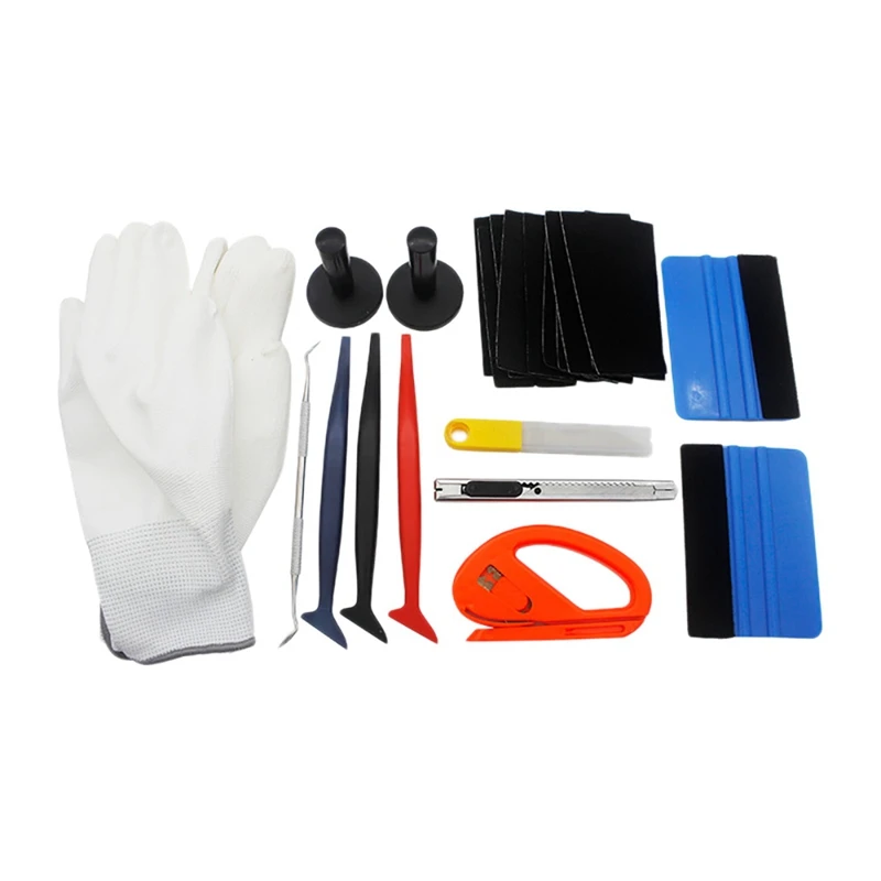 

31 Pcs Vinyl Car Wrapping Tint Tools Kit Vehicle Window Glass Protective Film Installing Tool Window Tint Tool Kit