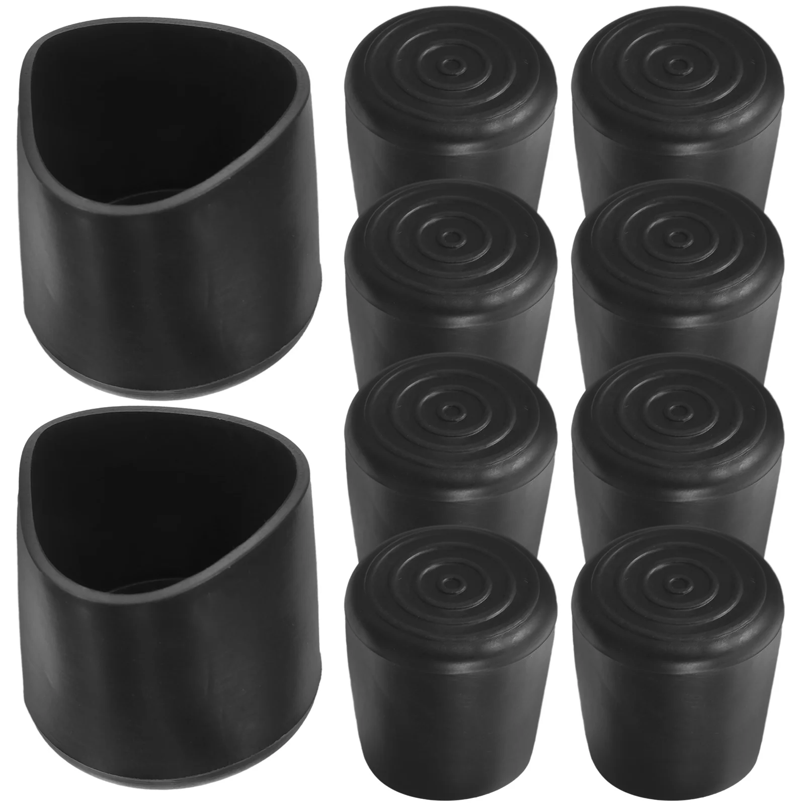 

20 Pcs Foot Rest Leg Protectors Chairs Soft Rubber Case Ladder Feet Pad Plastic Cover Furniture