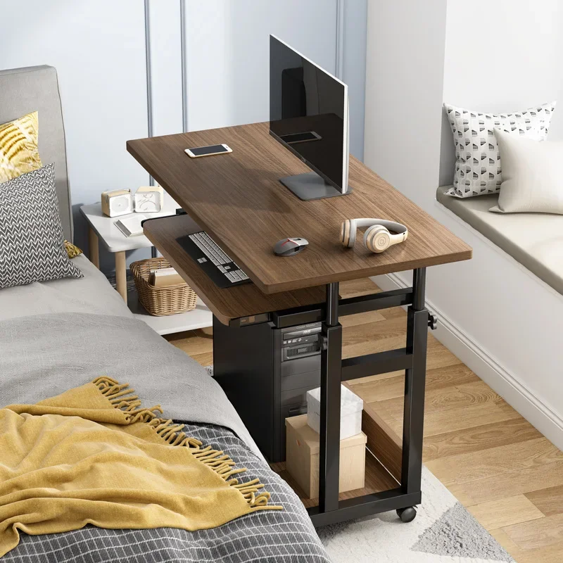 

HOOKI Official Bedside Table Movable Simple Small Table Bedroom and Household Student Desk Simple Lifting Dormitory Lazy Comp