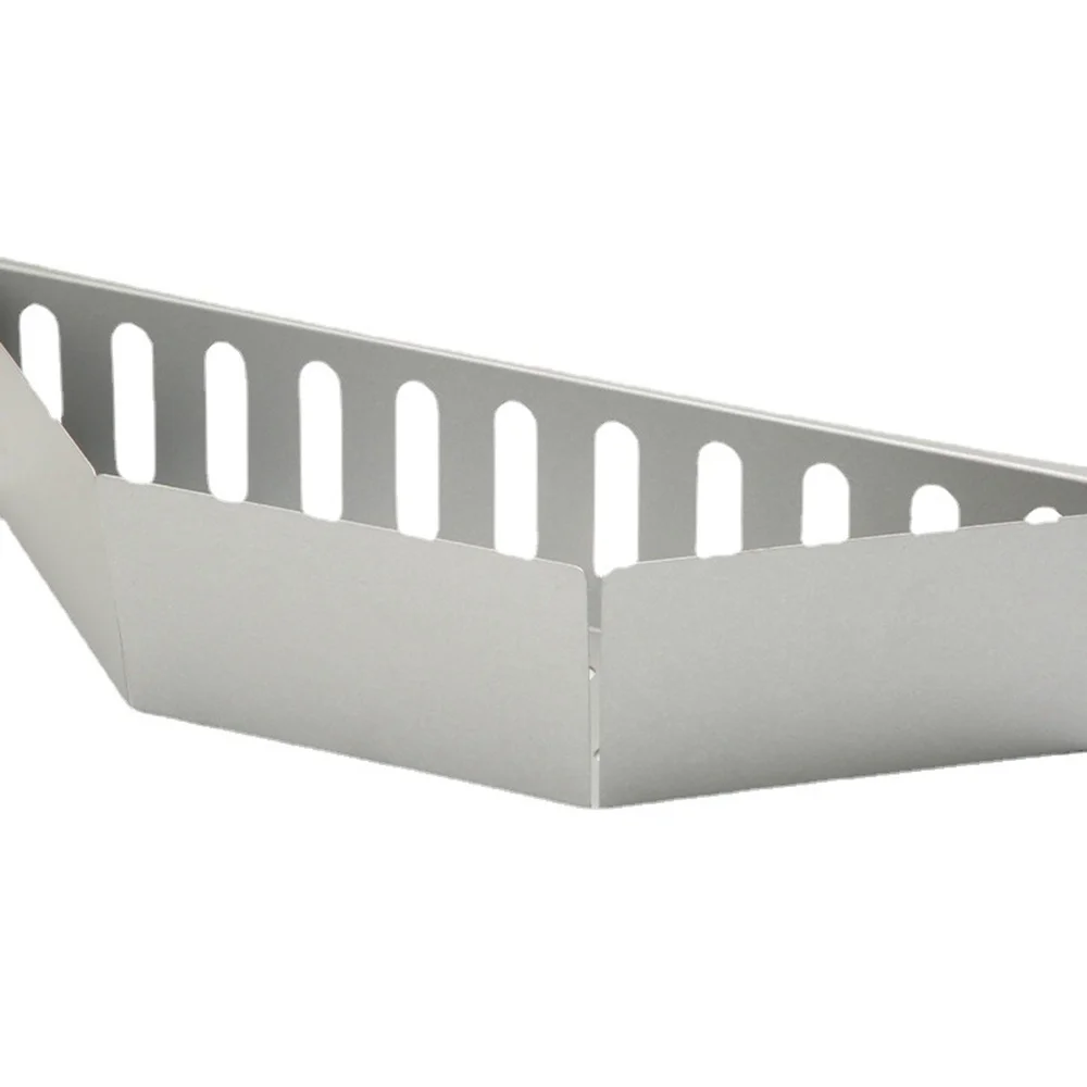 Aluminized Charcoal Basket Stainless Steel Large Charcoal Basket Fuel Holders for Kettle BBQ Grills Bbq Charcoal Basket