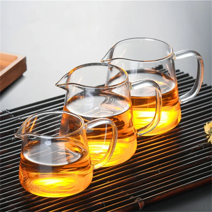 Glass Cup Coffee Glass Cup Heat Resistant Coffee Glass Cup Glass Tea Cup Glass Tea Pitcher Chinese Tea Set Glass Pitcher Coffee Pot Water Jug Heat-Resistant Cup Anti-Scalding Tasting Cup Kung Fu