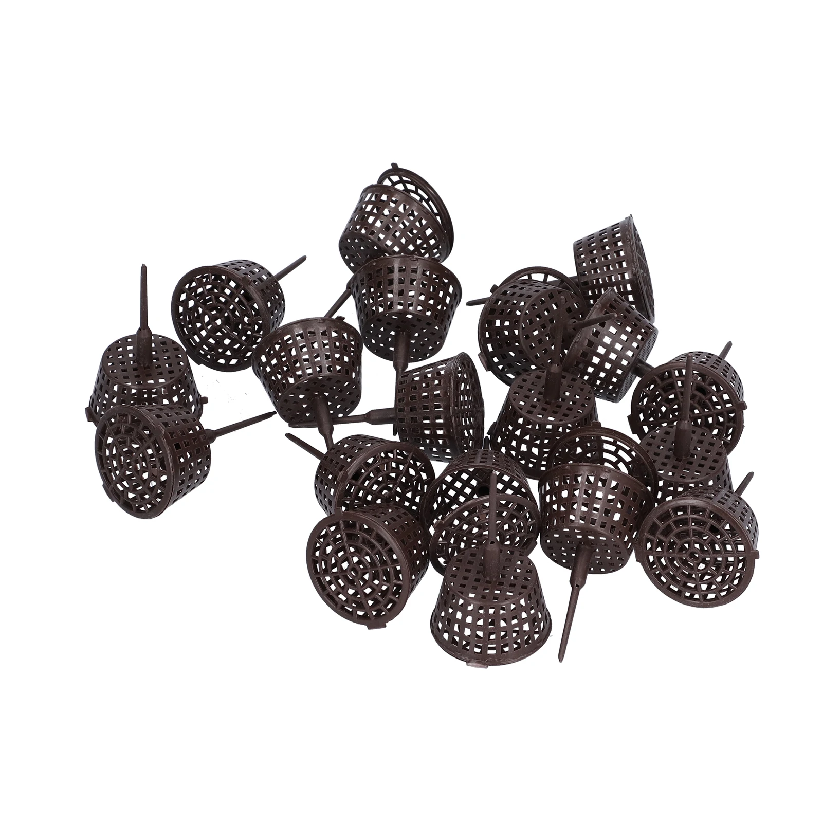 Fertilizer Mesh Basket Plastic Bonsai Fertilizer Box with Lid 20Pcs For Lawn Gardens Planting Fertilization fertilizer basket box