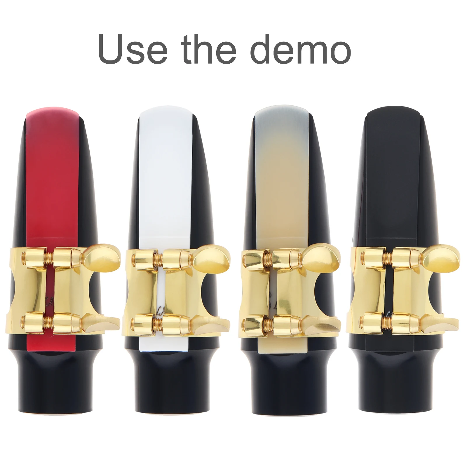 Resin Plastic Saxophone Reeds Parts For Clarinet Soprano Alto Tenor Sax Professional Instruments Saxophone Accessories Tool 4pcs saxophone accessories saxophone reeds