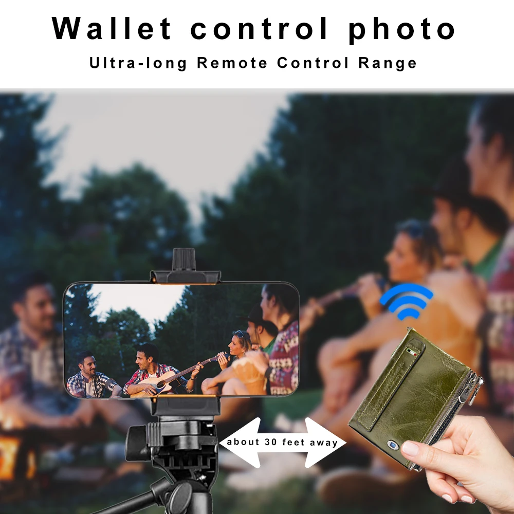 Smart Women wallet gps trackig wallets for girls birthday mothers day gadget gift for Android and IOS device 5