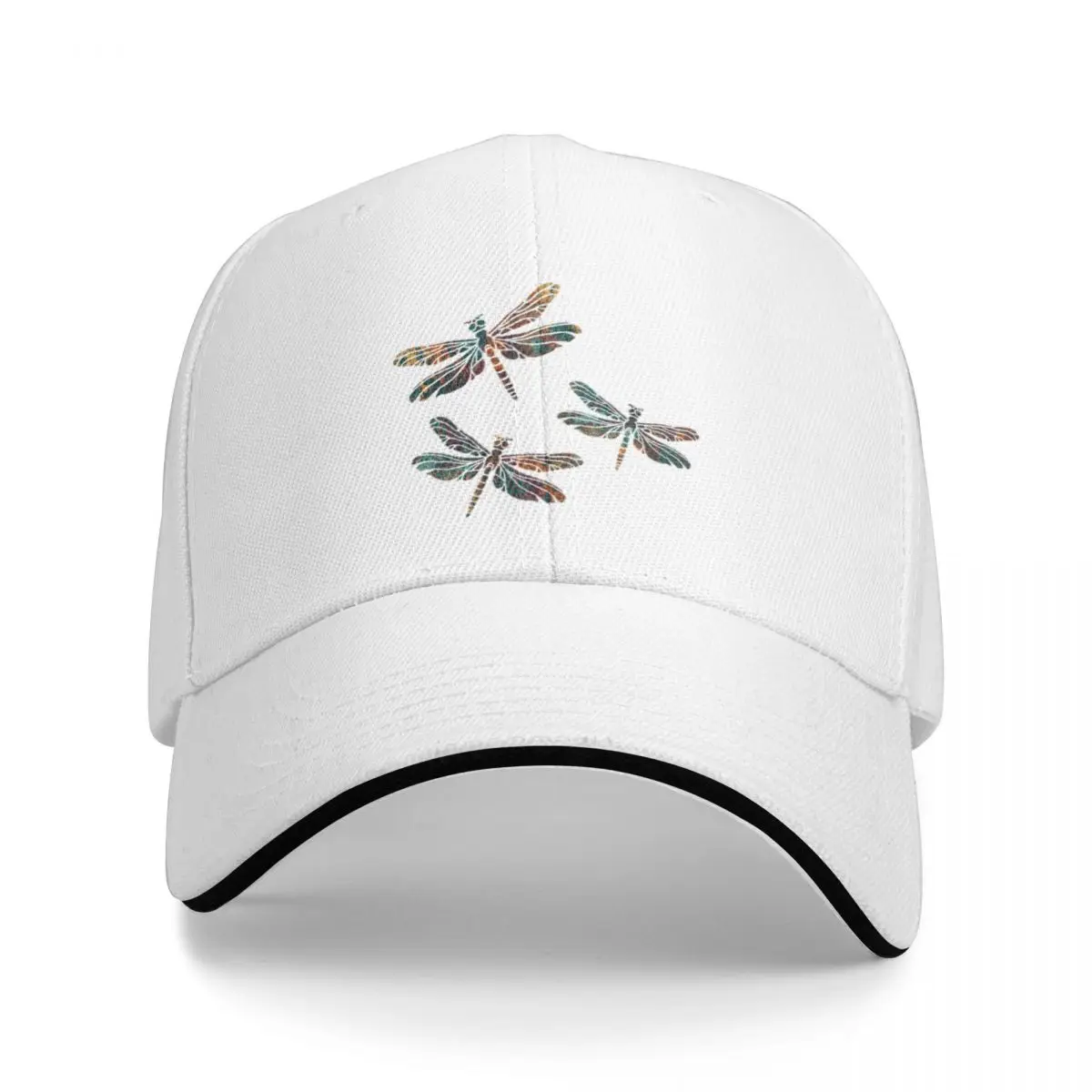 

Rusted Dragonflies flying in Harmony Cap Baseball Cap Beach bag winter hats for men Women's