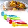 Cute Duck Shaped Rice Mold Maker Clip Children Outdoor Plastic Duck Rice Mold DIY Snowball Maker Sushi Mold With Handle 2