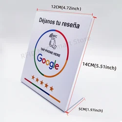 Programmable NFC Station Table Display (White 1pc)