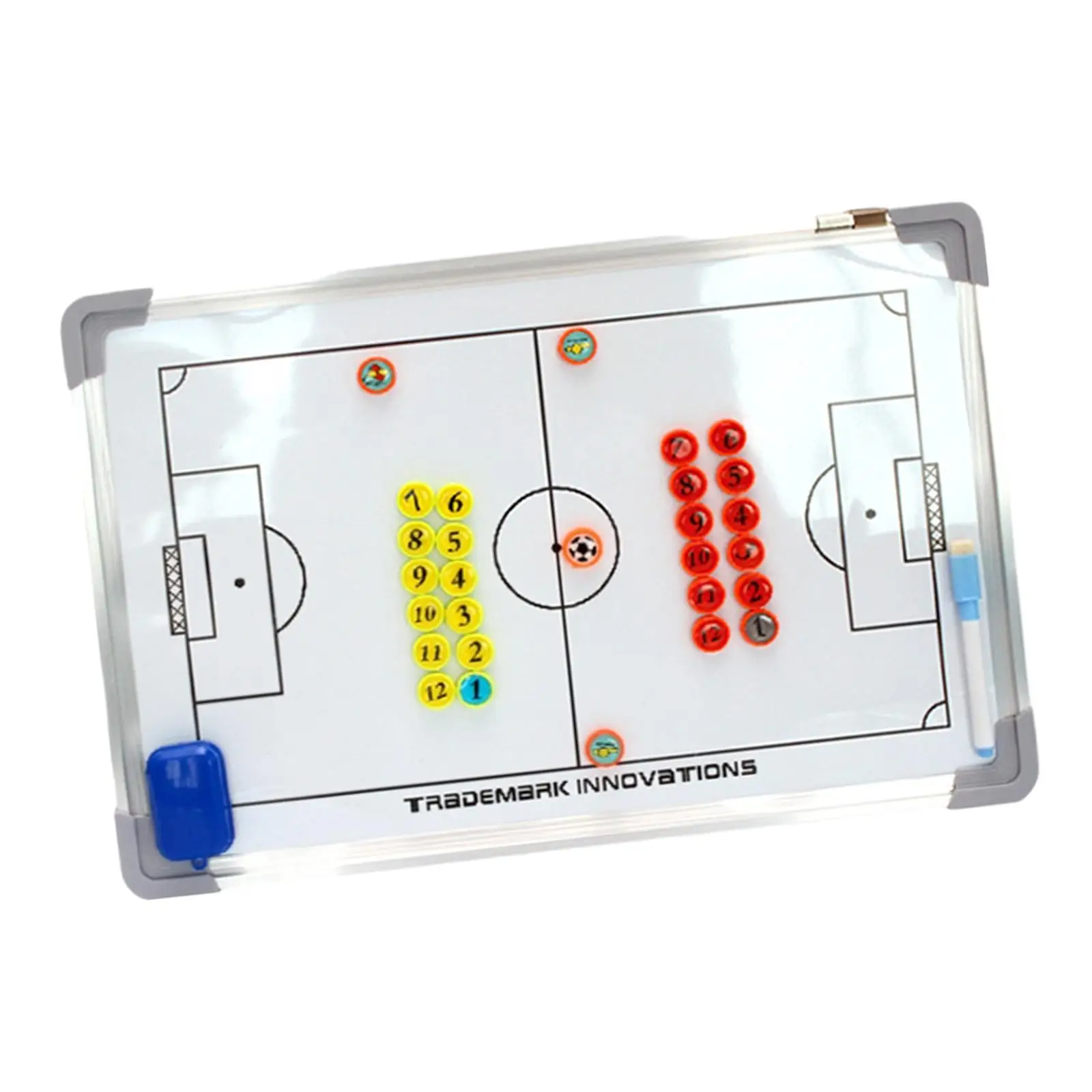 

Soccer Coaches Board Guidance Training Aid Magnetic Practice Board Football Coaching Board for Coaches Soccer Training Teachers