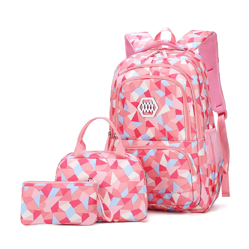 

New Primary School Backpacks for Girls School Bags Sets Lightweight Children Casual Teenagers Large Waterproof Travel Book Bags