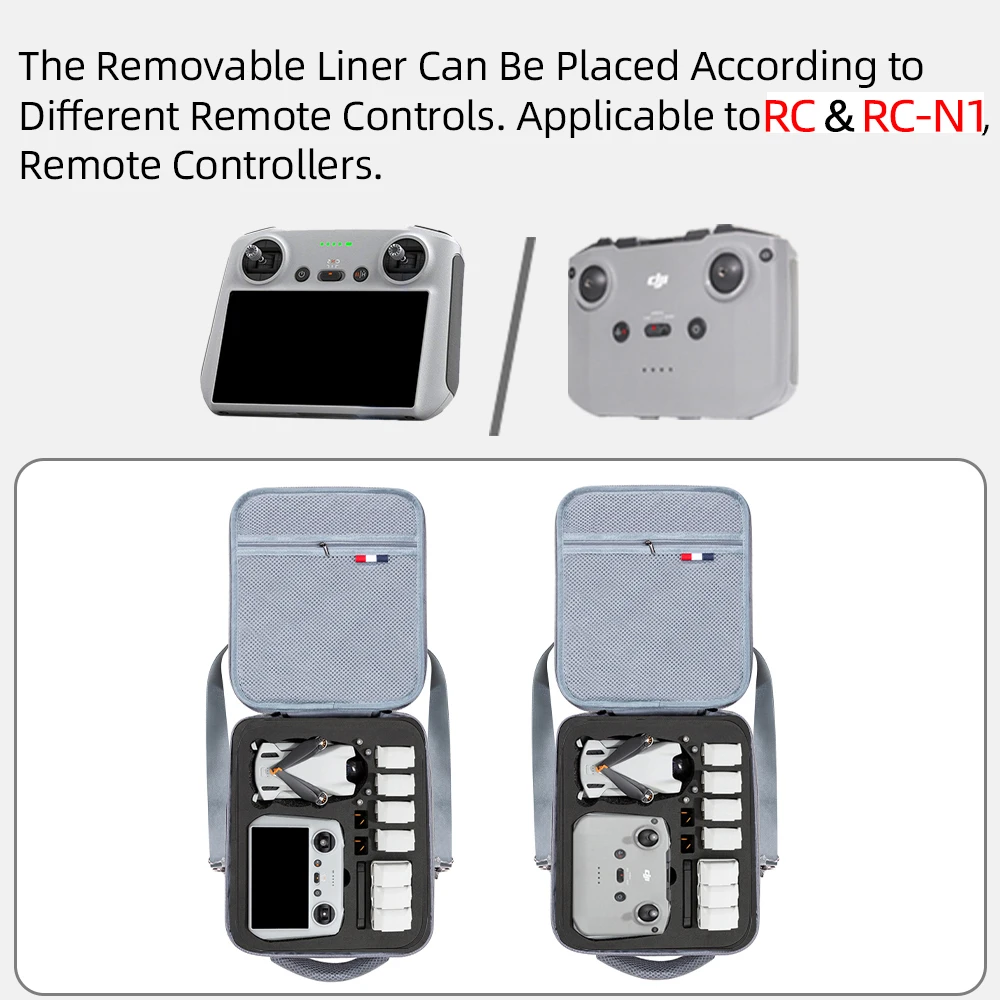 For DJI Mini 3 Pro/Mini 3 Storage Bag Safety Shoulder Bag for Fly More Combo RC/RC N1 Handbag DJI Mini Drone Acessories Drone Accessories Drone Storage Bag