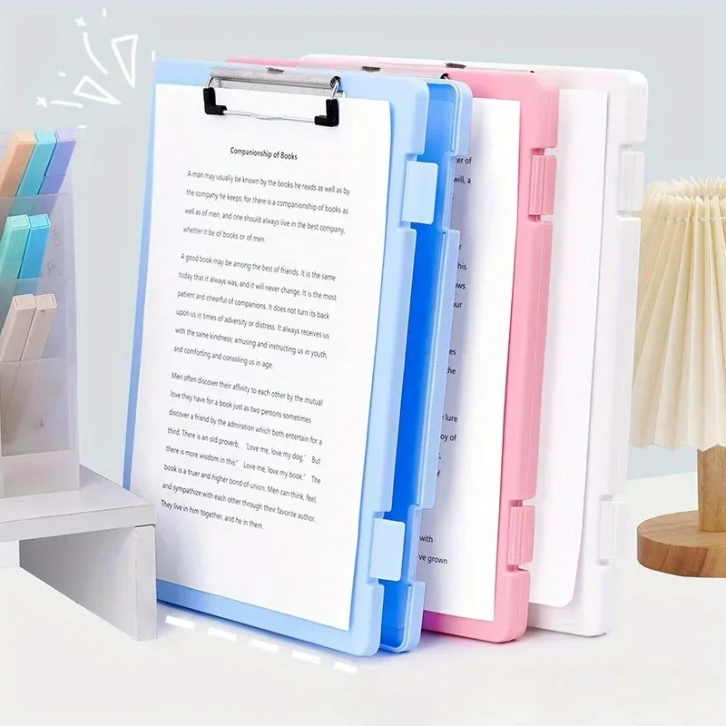 File Folder A4 Board Folder Clip Folder Organizer Box Office Supplies Mat Board Clipboard Fresh Exam File Information Booklet