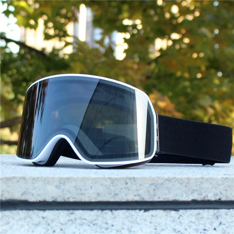 Big Frame Ski Snowboard Goggles Women Men Skiing Eyewear Mask UV400 Snow Protection Over Glasses Adult Double Anti-Fog 3