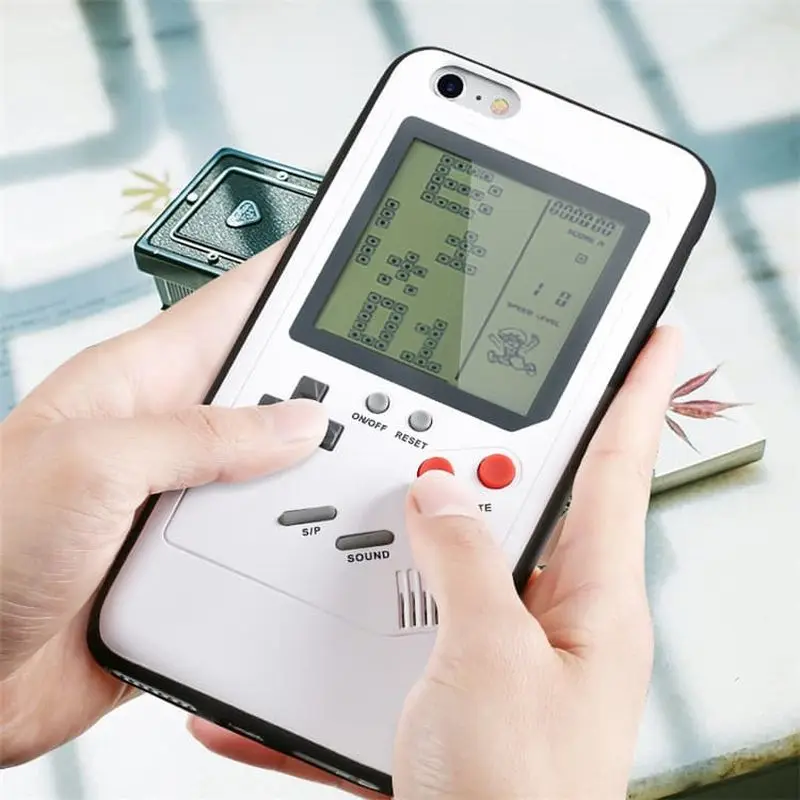 

Винтажный противоударный чехол для телефона в стиле ретро с играми для мальчиков, силиконовый чехол для iPhone 11, 12, 13, 14, 15 Pro Max, XS, XR, X, 6, 7, 8 Plus, SE2020 Game Boy