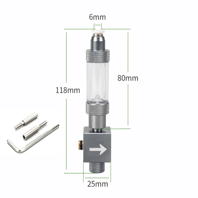 Advanced CO2 Regulator with Solenoid Valve and Bubble Meter