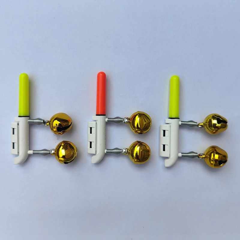 Spinning Fishing Accessory Bell Double Headed Throwing Rod Light LED