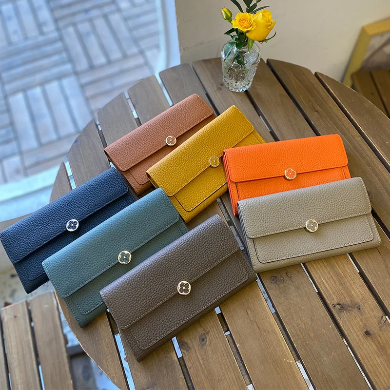 

Fashion Women Leather Wallets Top Quality Card Holder Female Purse Brand Long Wallet For Women