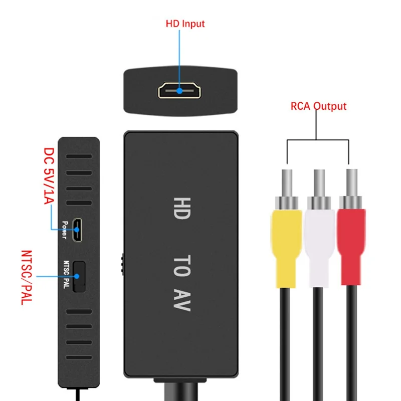 ABEP-HDTV-AV ȯ HD  ȯ HDMI-RCA AV/CVSB L/R  1080P ̴ Ϳ ȣȯ 