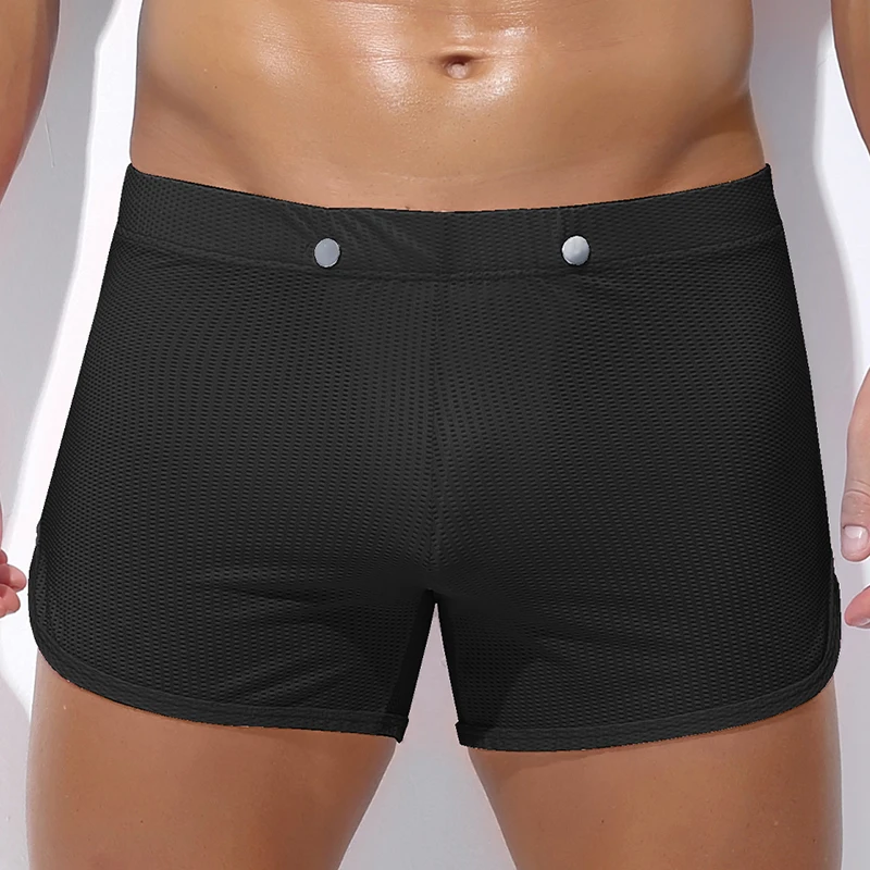 Men's Swimming Trunks Mesh Breathable Arrow Pants Comfortable Sports Wear Shorts
