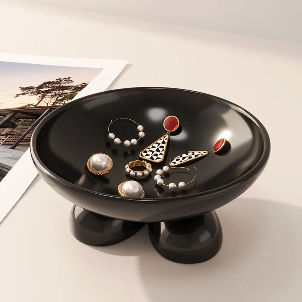 

Креативная керамическая подставка в форме стопы для гостиной, спальни, фойе, тарелки для хранения ювелирных изделий, аксессуары для украшения дома