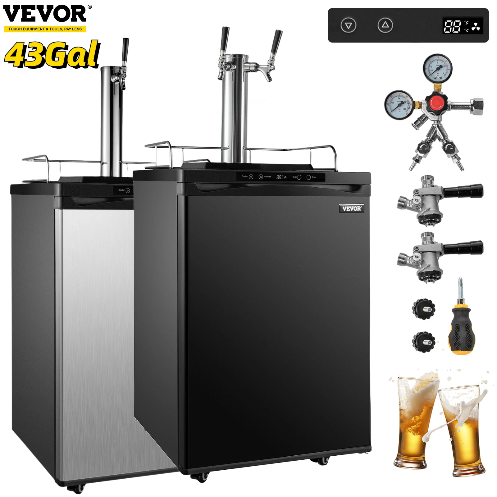 large kegerator