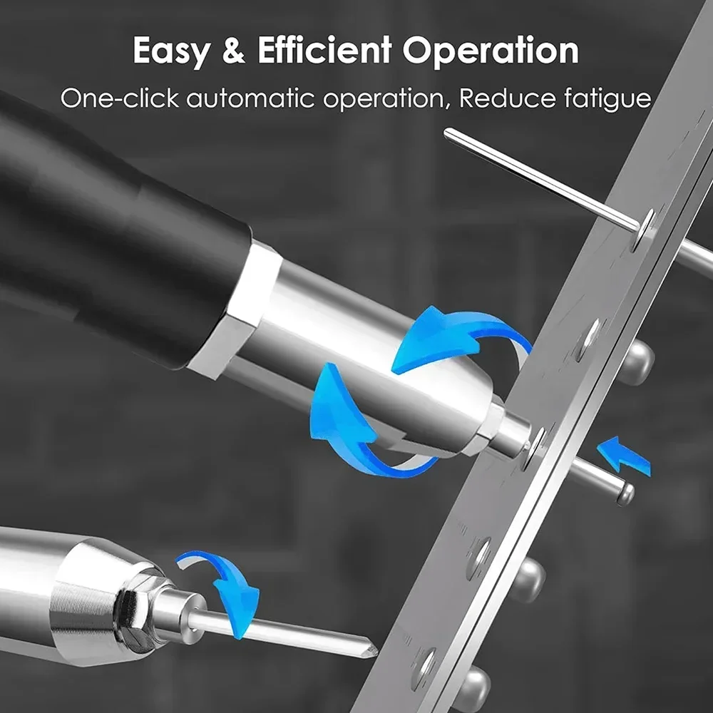 PATUOPRO rivet gun Brushless Electric Riveter Gun Cordless 5.0mm Household Power Tools Screwdriver With LED Light For Makita 18V Battery