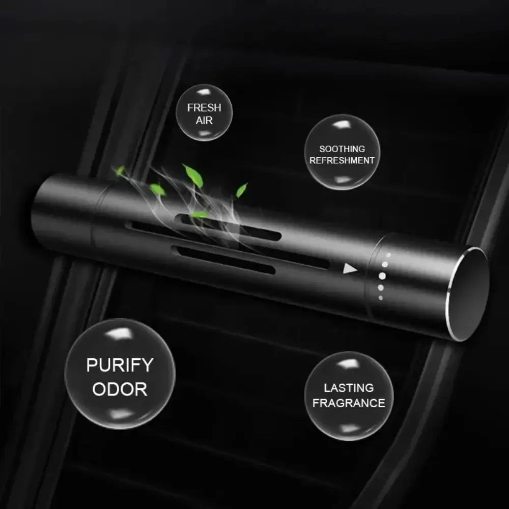 Car Air Freshener Aluminium Alloy Clip Parfum Flavoring Auto Interior Accessorie