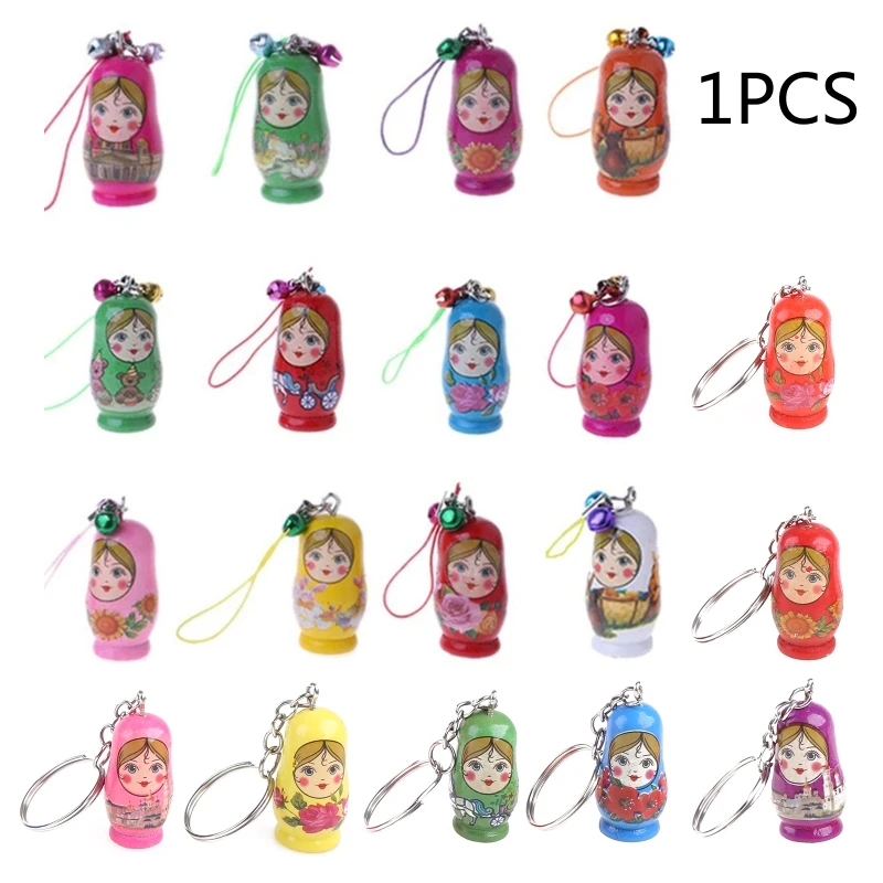

Realistic Russian Nesting for Doll Figurine Backpack Pendant Kids Puppet Ornamen