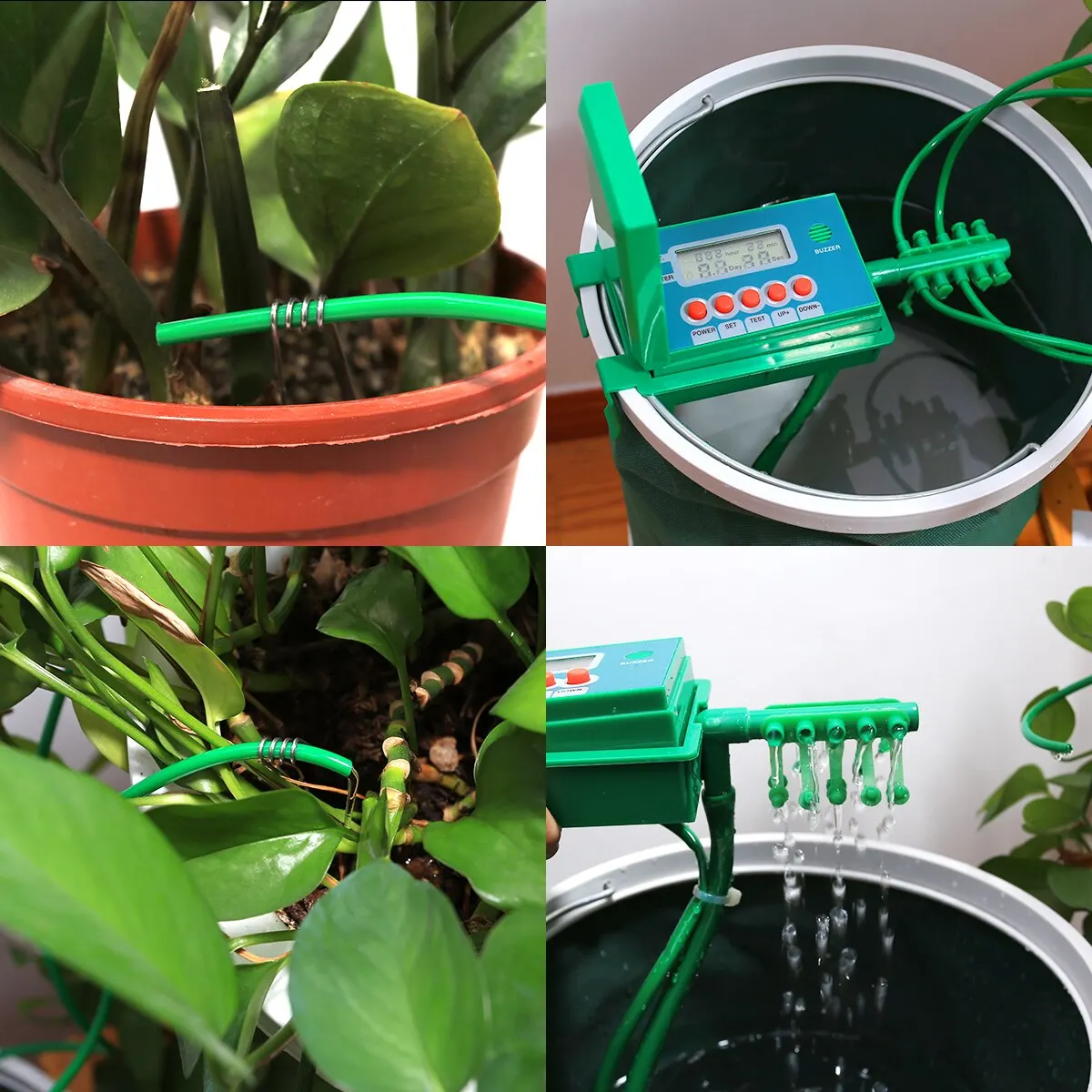 Drip Irrigation Kits System Sprinkler with Smart Controller for Garden Bonsai Indoor